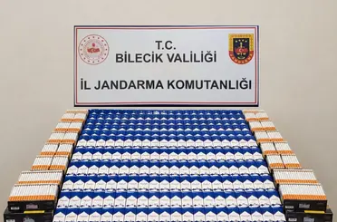 Bilecik’te bin 288 paket dolu makaron ele geçirildi
