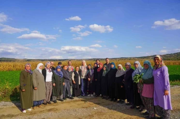 Bilecik’te dağıtılan sebze fidelerinin hasadını yapıldı 