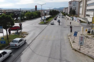 Bilecik’te dron destekli trafik denetimi 