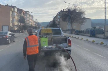 Bilecik’te haşerelere karşı kışlık mücadele 