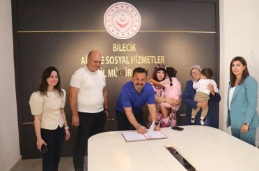 Bilecik’te koruyucu aile sözleşmesi imzalandı 