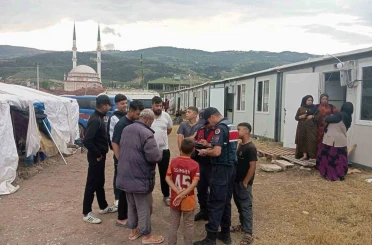 Bilecik’te mevsimlik işçilere jandarma denetimi 