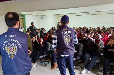 Bilecik’te öğrencilere SİBERAY kapsamında bilgilendirme 