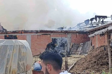 Bilecik’te samanlık alanda yangın çıktı 