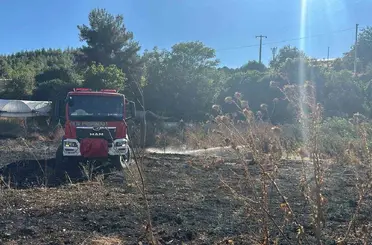 Bilecik’te sera ile depo alanına sıçrayan ot yangını söndürüldü
