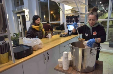 Bilecik’te sınav haftasında öğrencilere sıcak çorba desteği 