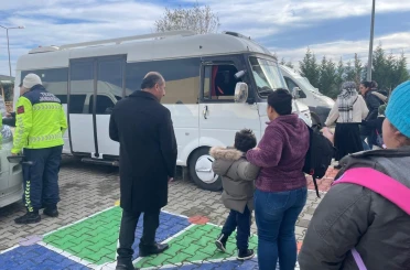 Bilecik’te taşımalı eğitim araçları denetlendi 