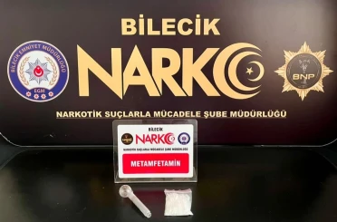 Bilecik’te uyuşturucu operasyonu: 1 şüpheli yakalandı 