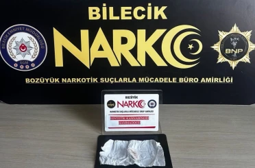Bilecik’te uyuşturucu operasyonu: 1 şüpheli yakalandı 