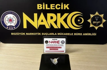 Bilecik’te uyuşturucu operasyonu: 1 şüpheli yakalandı 