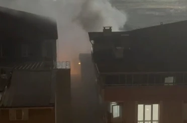 Binada çıkan yangın söndürüldü 