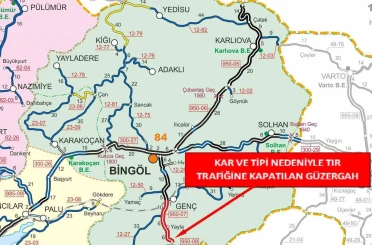 Bingöl-Diyarbakır karayolu tır trafiğine kapandı 