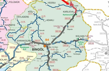 Bingöl-Erzurum karayolu tır trafiğine kapandı 