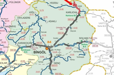 Bingöl-Erzurum karayolu tır trafiğine kapatıldı 