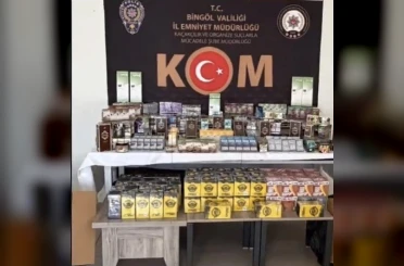 Bingöl’de kaçakçılık ve uyuşturucu operasyonu 