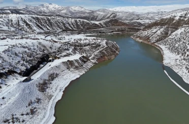 Bingöl’de kar sonrası güzel manzaralar ortaya çıktı 