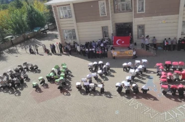 Bingöl’de öğrencilerinden Gazze için anlamlı etkinlik 