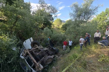 Bingöl’de pikap uçuruma yuvarlandı: 3 ölü, 2 yaralı 