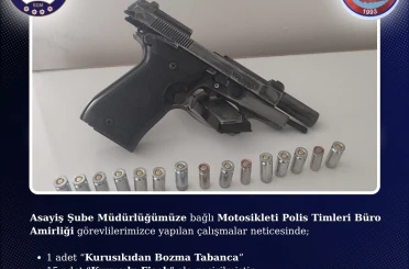 Bingöl’de tabanca ele geçirildi 