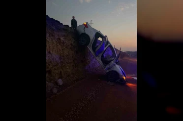 Bingölde trafik kazası: 2 yaralı 