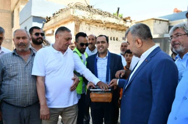 Birecik Belediyesinden Kural Mahallesine taziye evi 