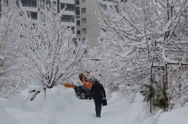 Bitlis’te kar yağışı yeniden etkili oldu 