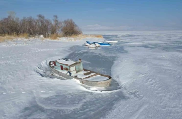 Bitlis’te tüm göller buz tuttu 