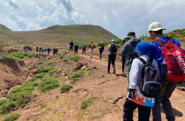 Bitlis’te Van Gölü için farkındalık yürüyüşü 