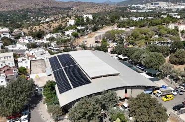 Bodrum Belediyesi, güneşten 106 bin 500 kwh temiz enerji üretti 