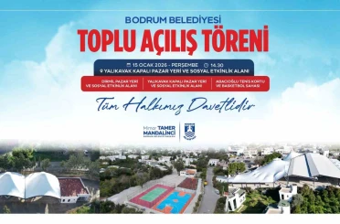 Bodrum Belediyesinden toplu açılış töreni 