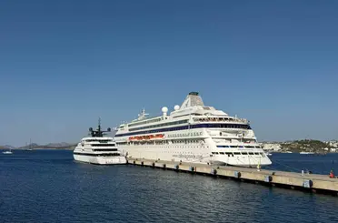 Bodrum Limanı’nda kruvaziyer hareketi