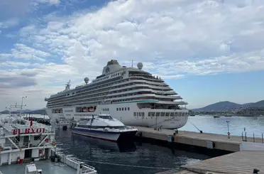 Bodrum’a 693 yolcusuyla geldi
