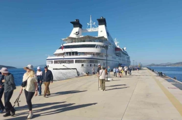 Bodrum’a kruvaziyer ile 274 yolcu geldi 