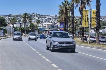 Bodrum’da 25 binden fazla araç çıkış yaptı 