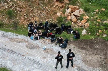 Bodrum’da 6’sı çocuk 21 düzensiz göçmen yakalandı 
