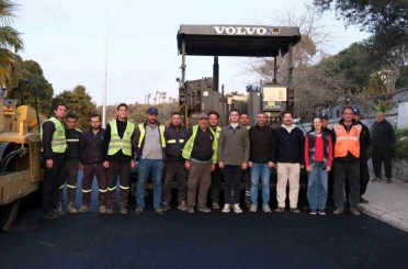 Bodrum’da Bergamut Caddesi yenilenen yüzüyle hizmete açılıyor 