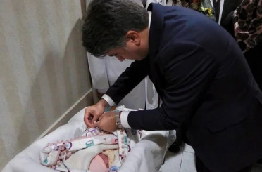 Bolu’da 2026 yılının ilk bebeği dünyaya geldi 