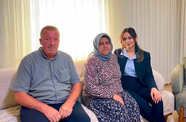 Bolu’da şehit ailesine ziyaret: Yeni kaymakamdan vefa örneği 