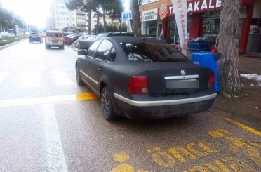 Bolu’da yaya geçidi ve kaldırım işgaline ceza 