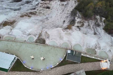 "Bolu’nun Pamukkalesi"nde kış sessizliği 