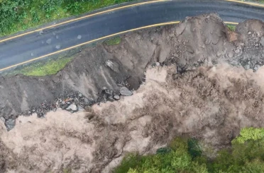 Borçka’da selin neden olduğu tahribat dronla görüntülendi 