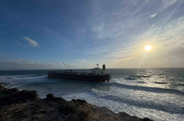 Bozcaada açıklarında karaya oturan tankerin 19 Aralık’ta Akdeniz’de vurulduğu ortaya çıktı 