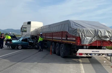 Bozdoğan Nazilli karayolunda kaza: 1 yaralı 