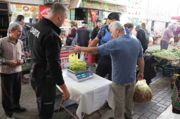 Bozdoğan Salı Pazarı’nda "Tartı Kontrol Noktası" uygulaması 