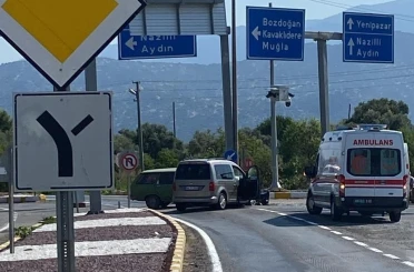 Bozdoğan’da trafik kazası: 1 yaralı 