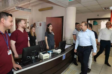 Bozdoğan’daki hastanede hizmetler değerlendirildi 