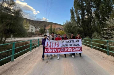 Bozkır’da "Sağlık için yürü" etkinliği