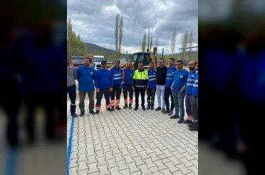 Bozkır'da saha çalışanlarına güvenli trafik eğitimi