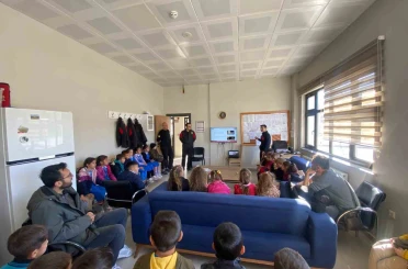 Bozkır’da küçük öğrencilere ’Afet ve Yangın Farkındalığı’ eğitimi 