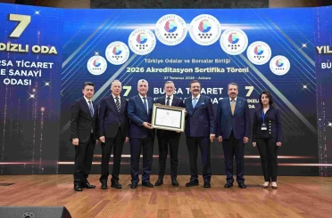 BTSO’nun hizmet kalitesine 7 yıldızlı tescil 